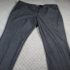 Express Size 6S Black White Barely Boot Low Rise Stretch Pants